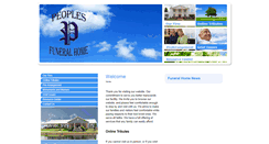 Desktop Screenshot of peoplesfuneralhomes.com